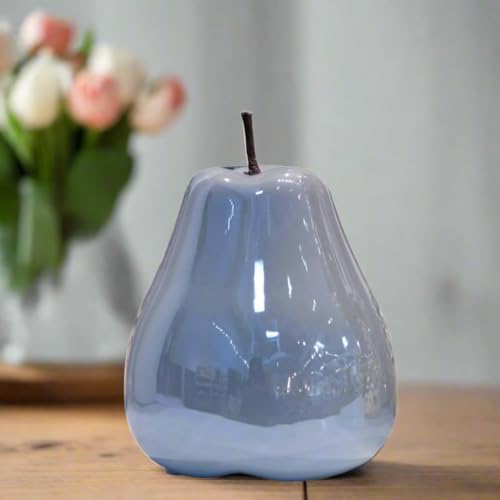 Urban Trends Ceramic Pear Figurine Blue
