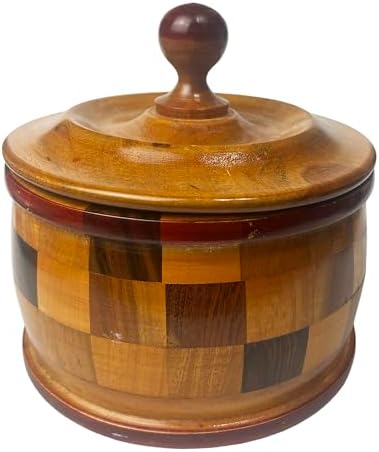 Sopera de Orula 7x45 Inch Wooden Bowl With Lid