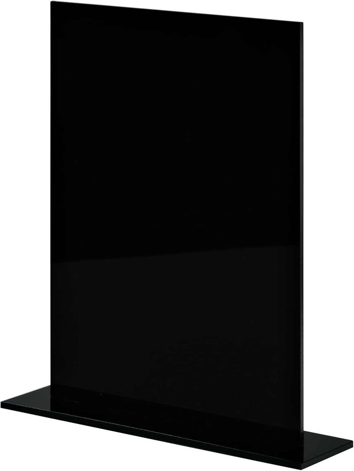 JINMURY 8x10 Inch Black Acrylic Sign with Stand 5 Pack