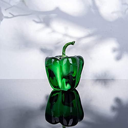 BESPORTBLE Crystal Bell Pepper Paperweight Decor