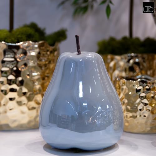 Urban Trends Ceramic Pear Figurine Blue