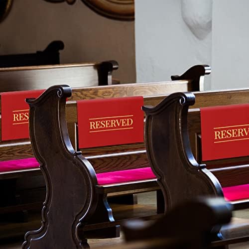 Buryeah Reserved Chair Signs for Weddings Parties Events 12 Pcs