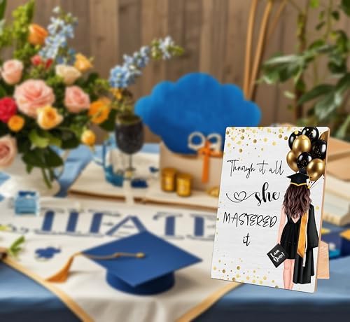 Graduation Wooden Sign with Stand for Her