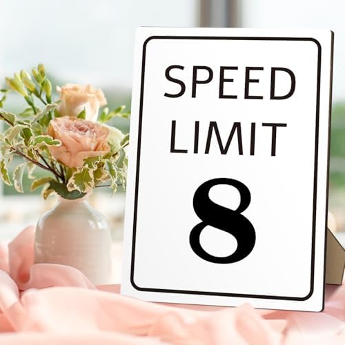 Race Car Birthday Sign with Stand 8x11 Inch 1