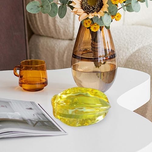 Artificial Fruit Glass Figurine for Home Decor