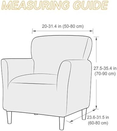Stretch Chair Covers with Arms for Living Room and Kids