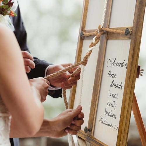 Three Strands Cord Wedding Unity Sign 16x22in