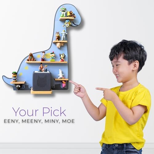 BigStep Large Dinosaur Magnetic Shelf for Toniebox