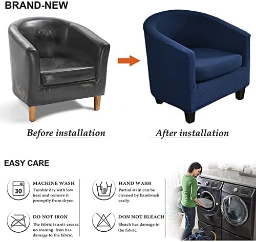 NILUOH Club Chair Slipcover 2 Piece