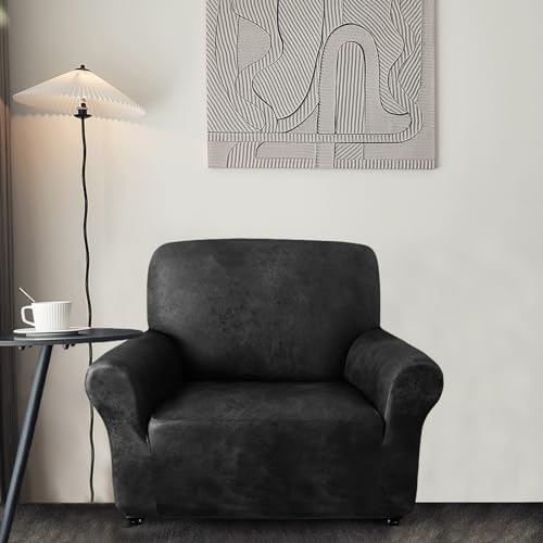 Sofa Chair Cover for Dogs Cats Kids Dark Gray