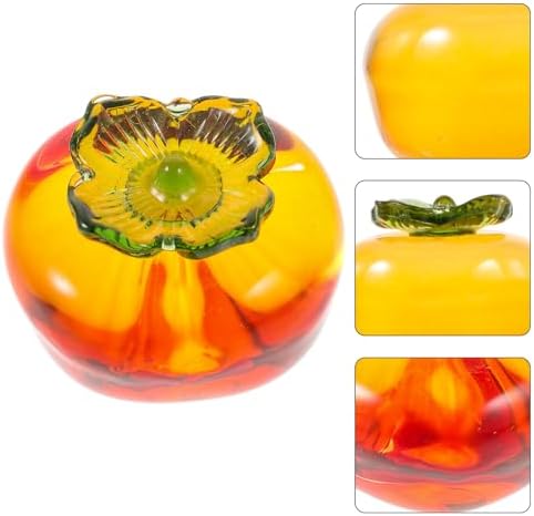 ABOOFAN Crystal Persimmon Figurine Decor