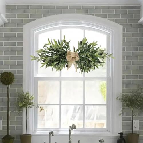 2362 Inch Artificial Olive Flower Swag for Home Decor