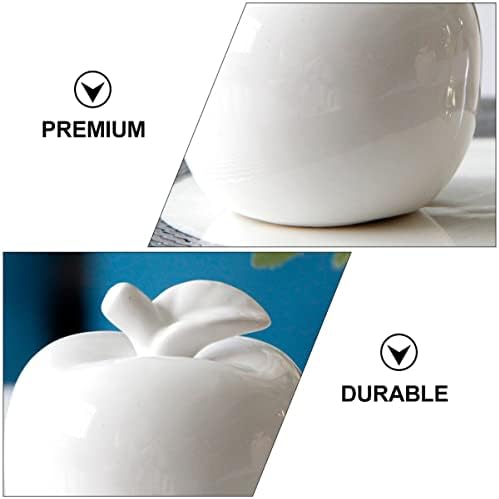 ABOOFAN 3 Pcs Ceramic Christmas Apple Ornament Decorations