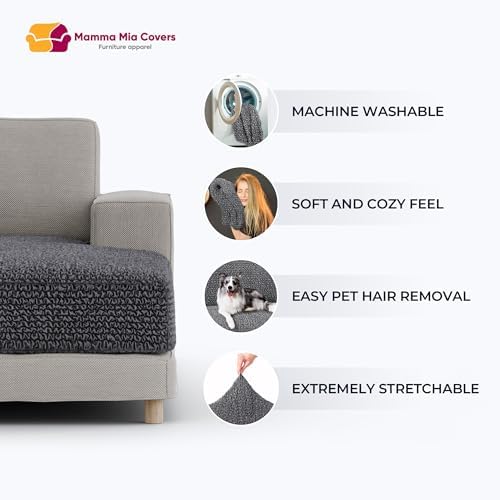 PAULATO BY GAICO Stretch Sofa Cushion Cover - Cream