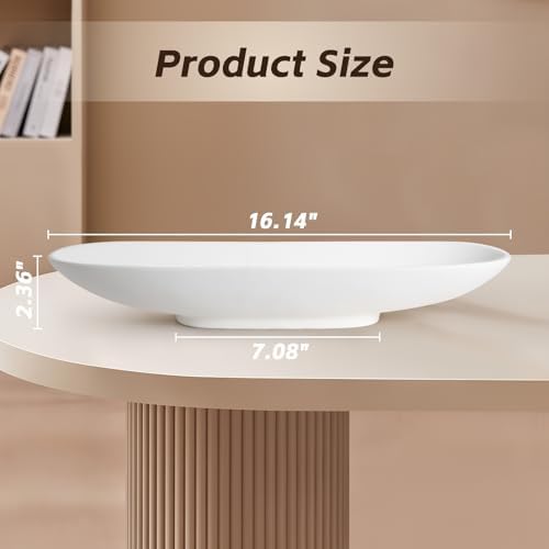 Large Decorative Long Bowl for Home Decor