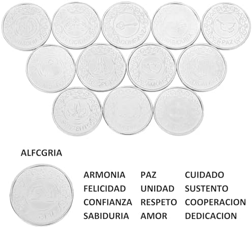 Wedding Unity Coin Set with 13 Coins and Box
