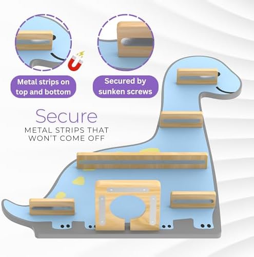 BigStep Large Dinosaur Magnetic Shelf for Toniebox