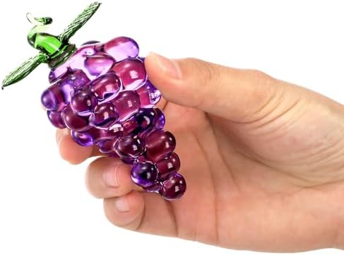 ZEAYEA 6 Piece Crystal Glass Fruit Set