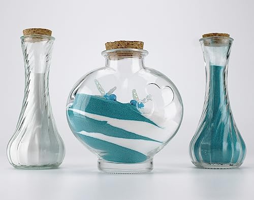 CHENGXINWENHUA Unity Sand Ceremony Set Wedding Decorative Jars