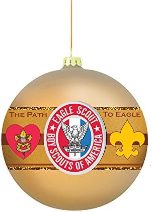Kurt S Adler Golden Glass Ball Ornament