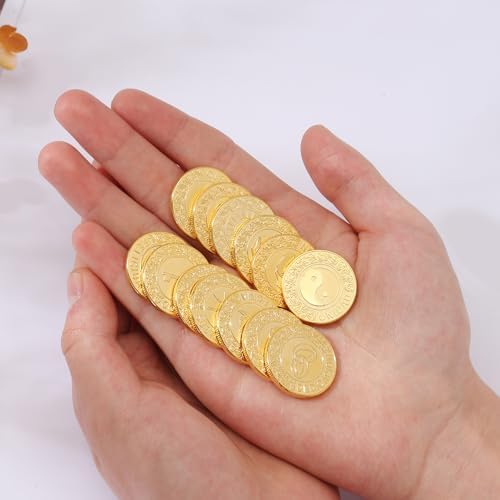TINGKU 13 Spanish Unity Coins Set with Heart Shaped Gold Box