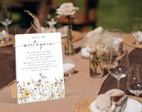 Until We Meet Again Sign Wooden Wedding Decor