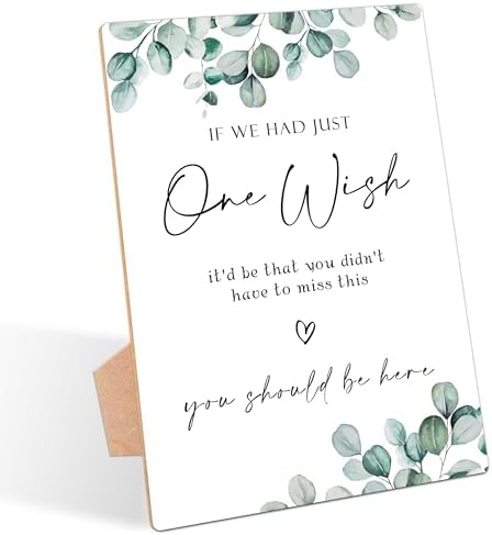 Wedding Memorial Sign with Stand - LD28