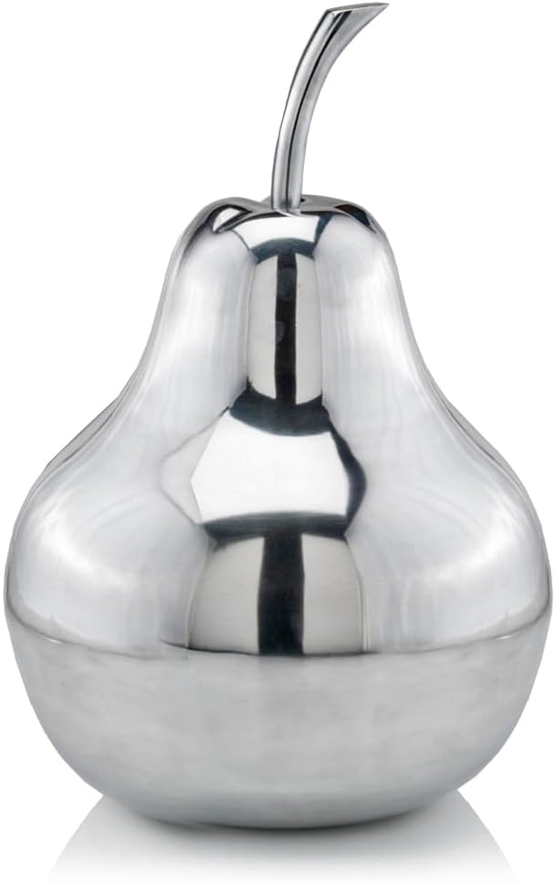 Modern Day Accents 3663 Silver Pear Sculpture