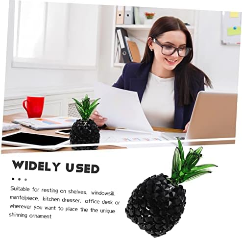Decorative Pineapple Statue Artificial Glass Wall Art for Home
