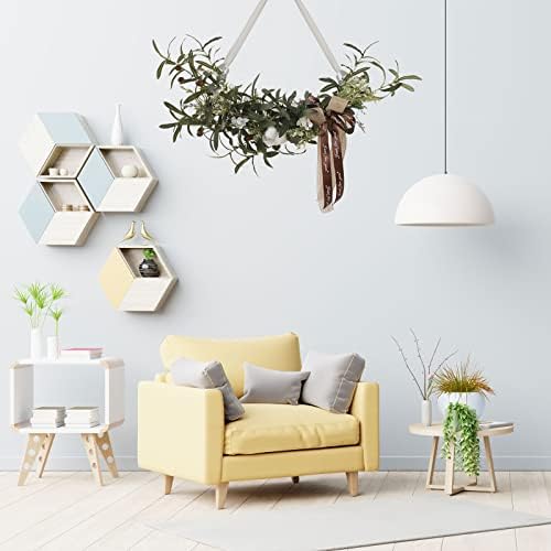 30 Inch Artificial Olive Leaf Wall Decor with Bow