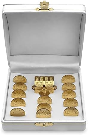 NH 24K Gold Plated Wedding Unity Coins Set