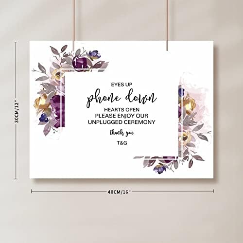 Alioyoit Personalized Wedding Welcome Sign