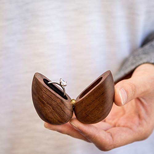 MUUJEE Heart Shaped Secret Engagement Ring Box