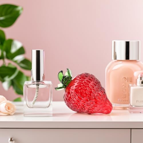 Cverny Hand Blown Glass Strawberry Ornament