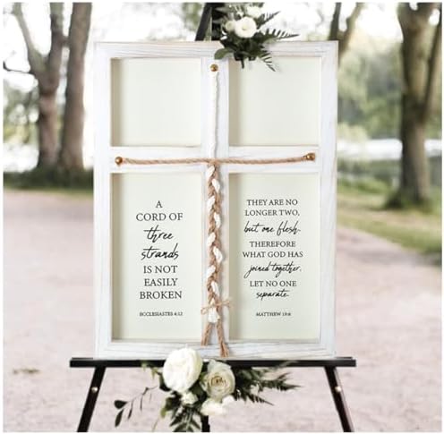 Three Strands Wedding Unity Sign 17x23in