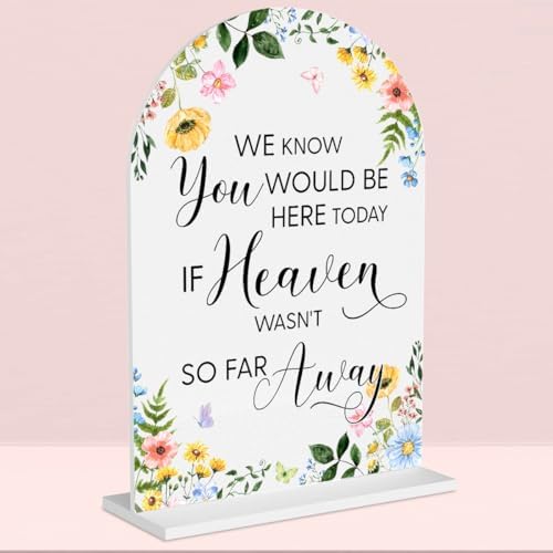 Wedding Memorial Sign with Gold Decor