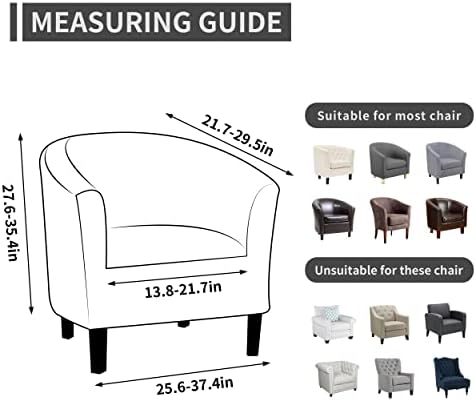 Easy-Going Stretch Club Armchair Slipcover Cream
