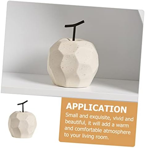 Ceramic Fruit Decorations with Geometric Design