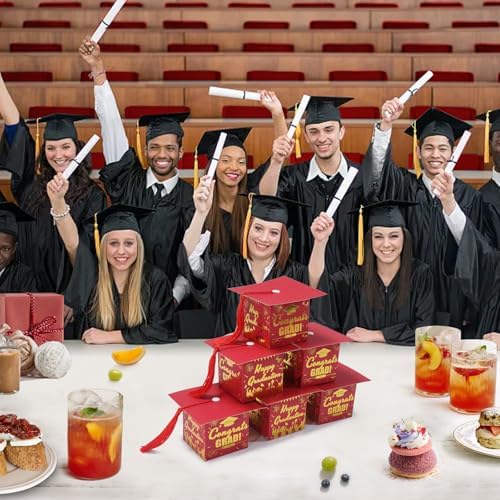 COTOPHER 36 Pack Mini Graduation Cap Gift Boxes with Tassel