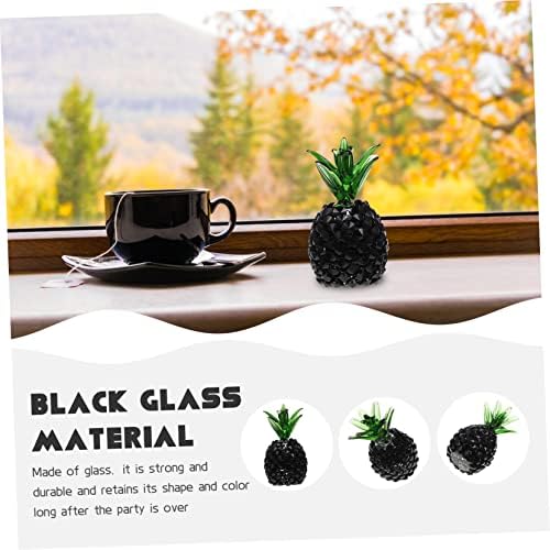 Decorative Pineapple Statue Artificial Glass Wall Art for Home