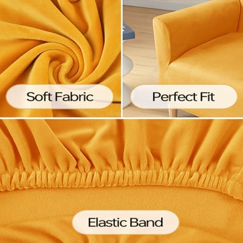 Stretch Chair Covers with Arms for Living Room and Kids