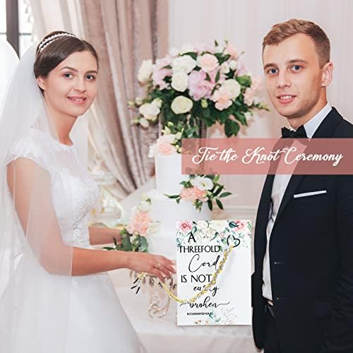 Yookeer 3 Strand Wedding Unity Sign with Frame