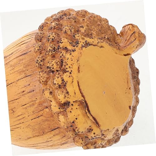 Artificial Acorn Figurines Durable Resin Fall Decor
