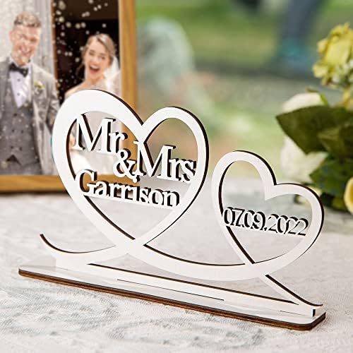 Custom Mr And Mrs Sign Wedding Table Decor
