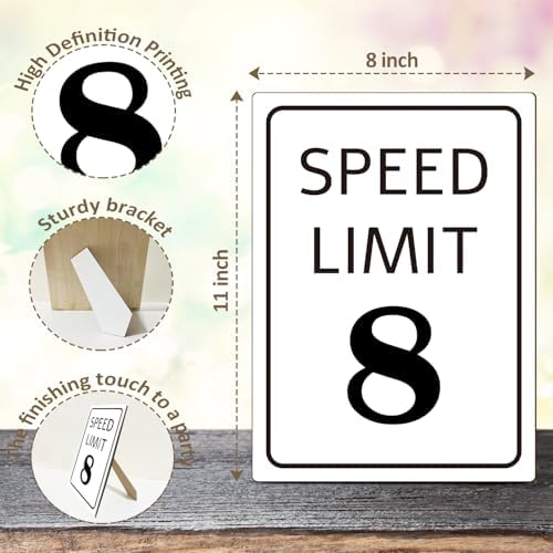 Race Car Birthday Sign with Stand 8x11 Inch 1