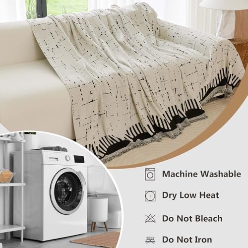 Chenille Sofa Cover Reversible Pet Friendly 71x118 Beige