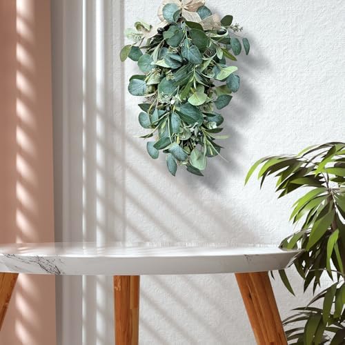177 Inch Eucalyptus Leaf Wreath for Front Door
