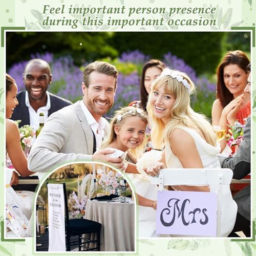 Father of the Groom Wedding Memorial Seat Sign