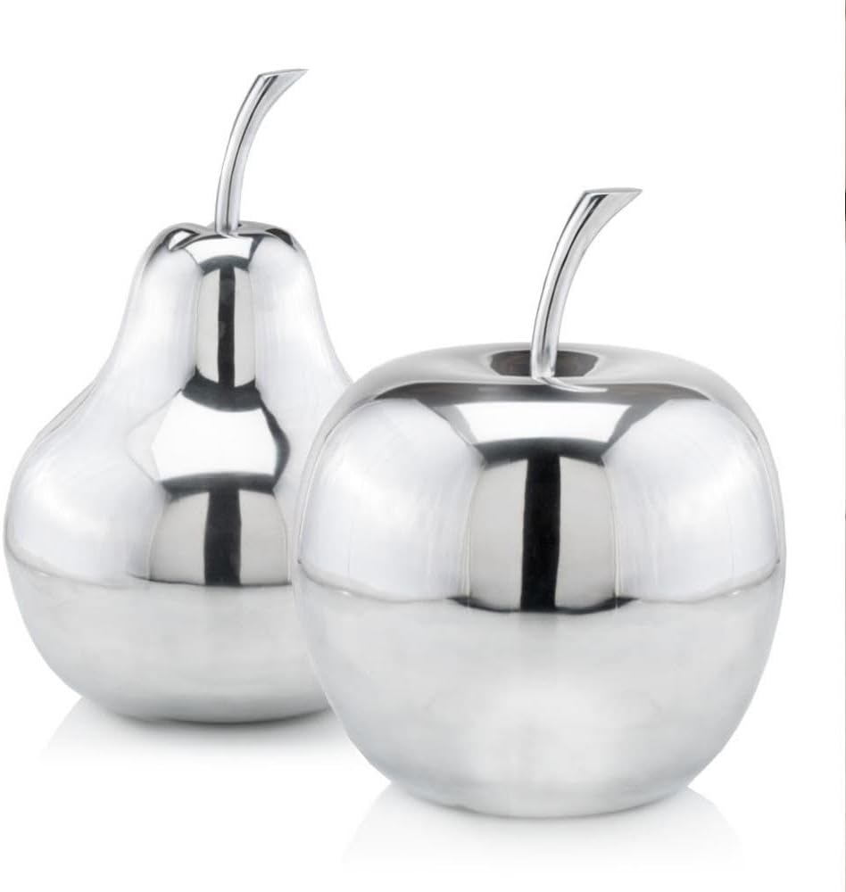 Modern Day Accents 3663 Silver Pear Sculpture