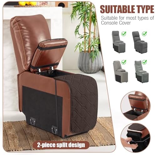 VANSOFY 5 Piece L Shape Sectional Couch Cover Set